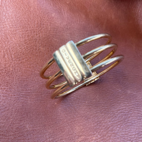 Vintage Givenchy gold cuff. - Picture 6 of 9